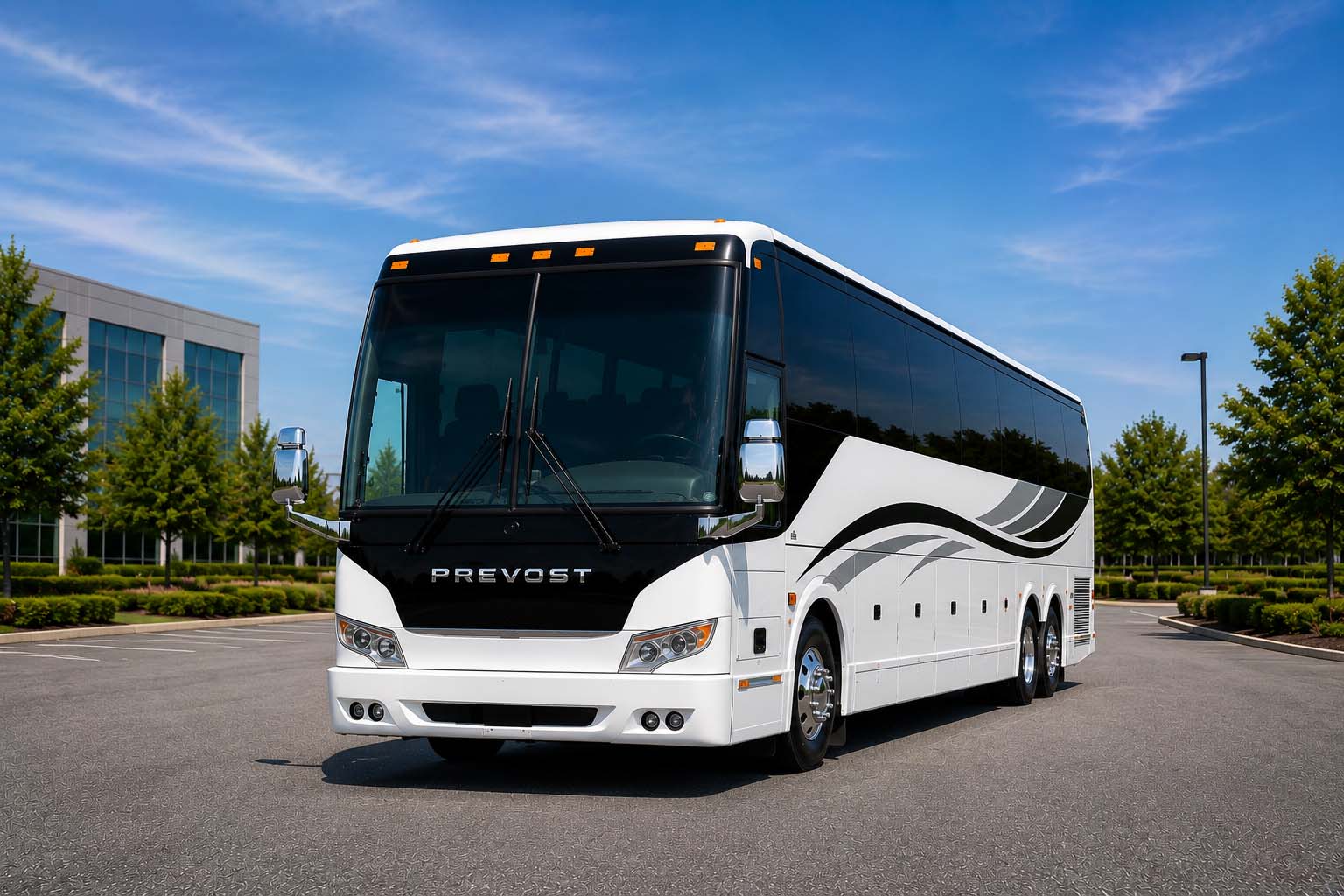 Charter bus rental in Renton, WA